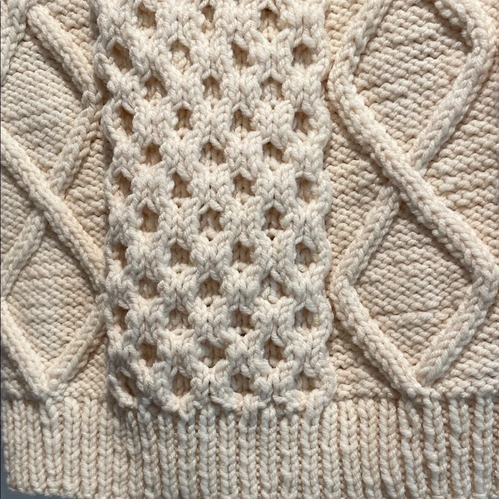Cozy Cream Cable Knit Sweater